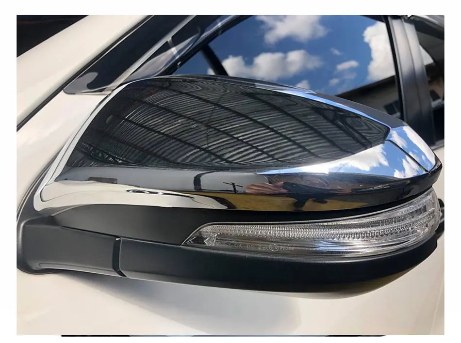 Боковая дверь Зеркала заднего вида для Toyota Fortuner HILUX REVO RAV4 innova углеродное волокно автомобильные аксессуары YCSUNZ