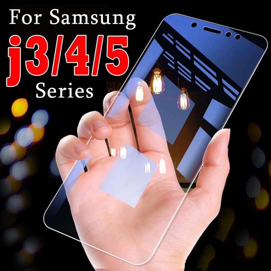 Защитное стекло закаленное для Samsung j3 j5 j7 pro j8 3 6 4 7 prime 2018 | Мобильные телефоны и