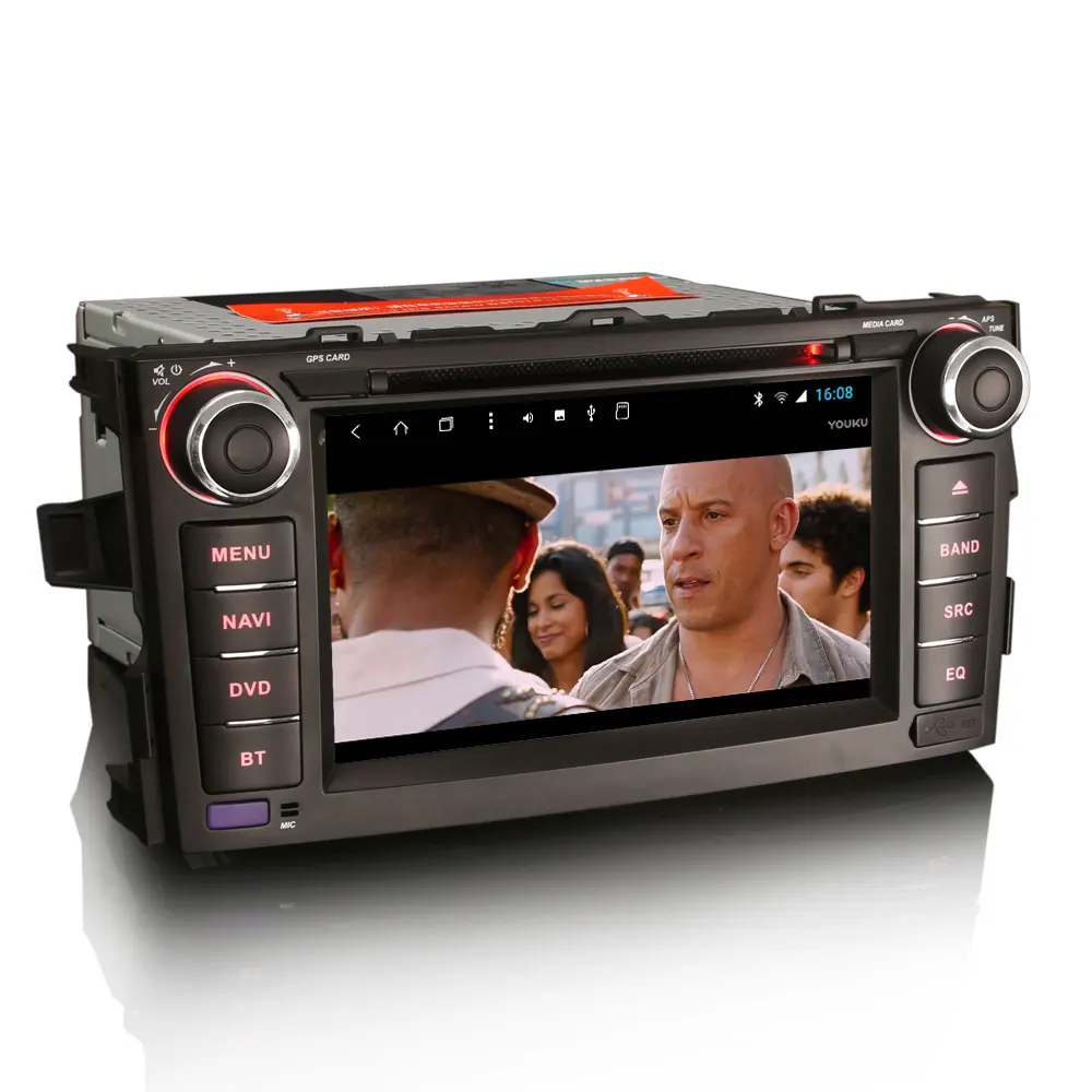 Erisin ES2917A 7 "автомобильный мультимедийный плеер авто радио Android 9 0 DAB + DVR OBD GPS для