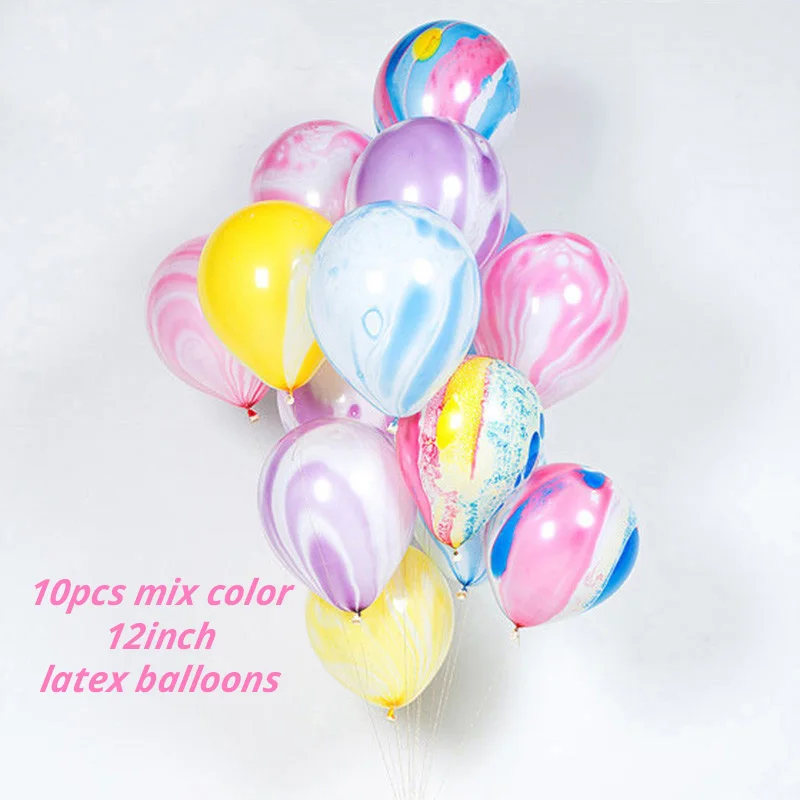 10pcs rainbow Cyuan 7 трубок Единорог день рождения держатель воздушных шаров латексные шары палка колонна-подставка для детей день рождения вечеринка для малышей вечерние принадлежности - Цвет: 10pcs rainbow
