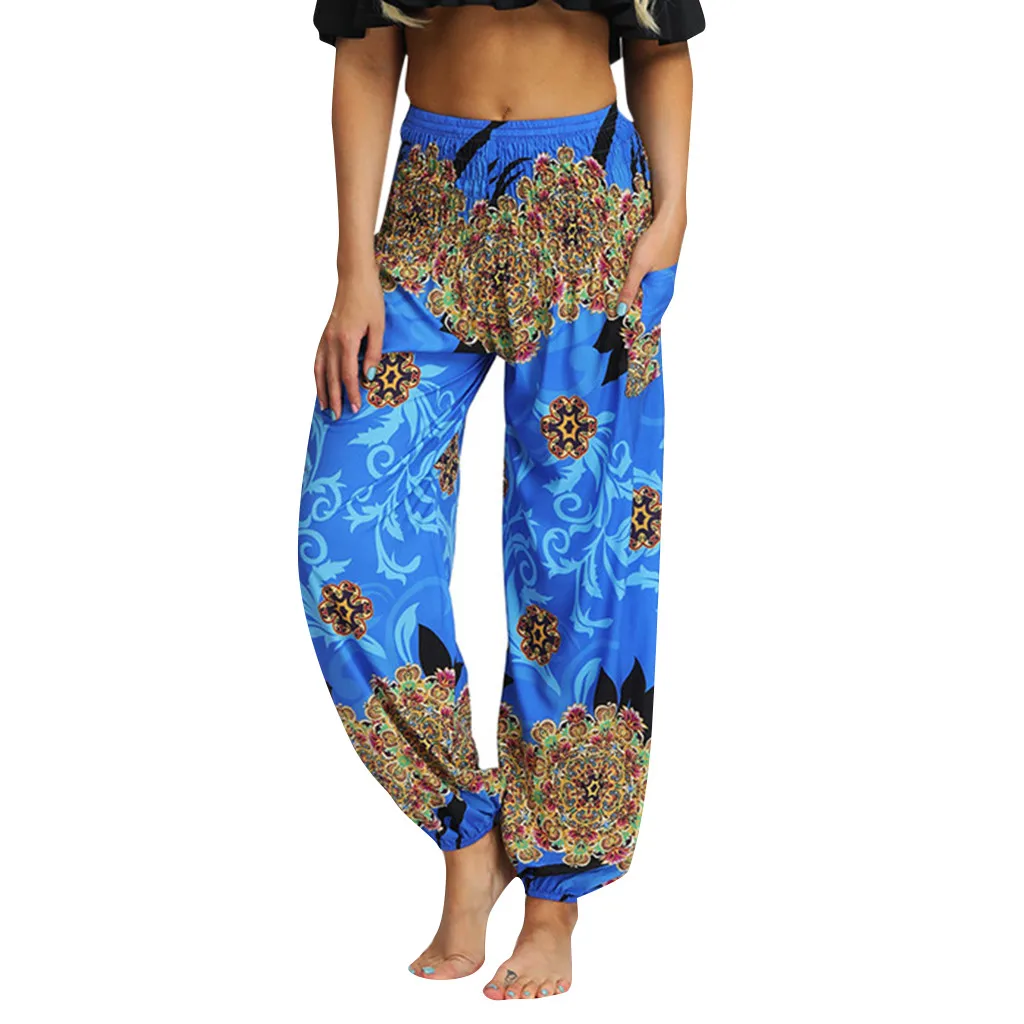 Повседневные женские штаны-шаровары; pantalones mujer pantalones de mujer; уличная одежда; коллекция года; свободные хиппи-мешковатые Boho Aladdin брюки; Z4