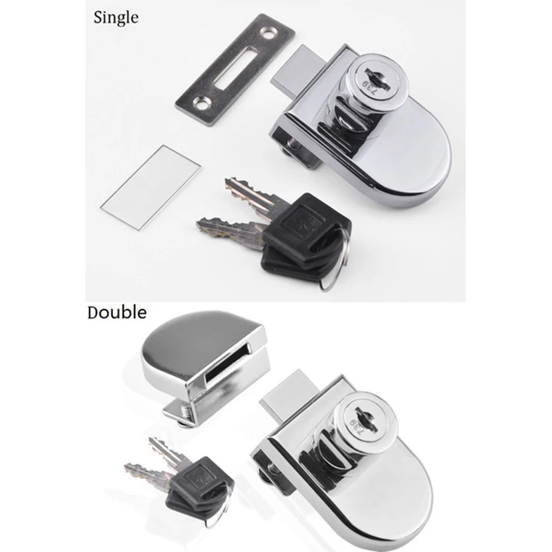 Ручка замка дверная защелка одиночная двойная винная стеклянная дверь обод