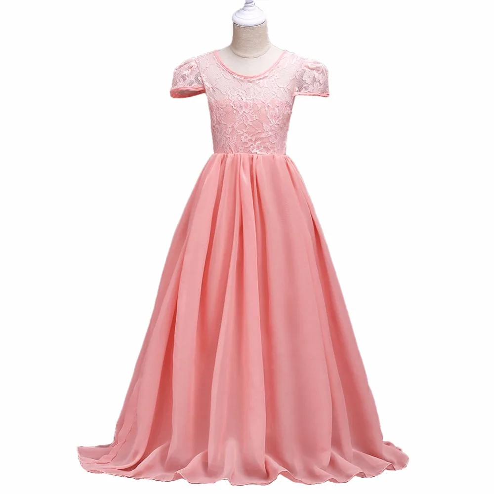 Платье принцессы для девочек с цветочным рисунком Лето 2018 Туту Одежда свадьбы