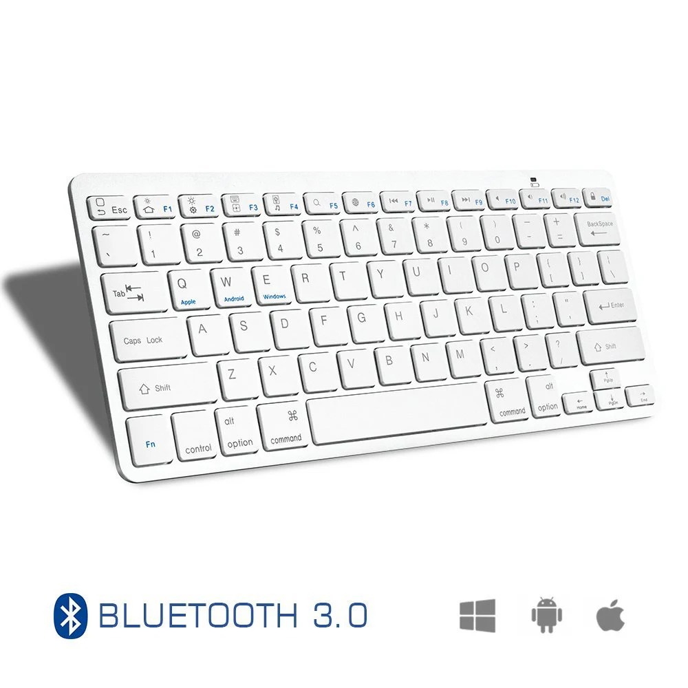 Высокое качество ультра тонкая Беспроводная связь Bluetooth клавиатура для IPAD MACBOOK