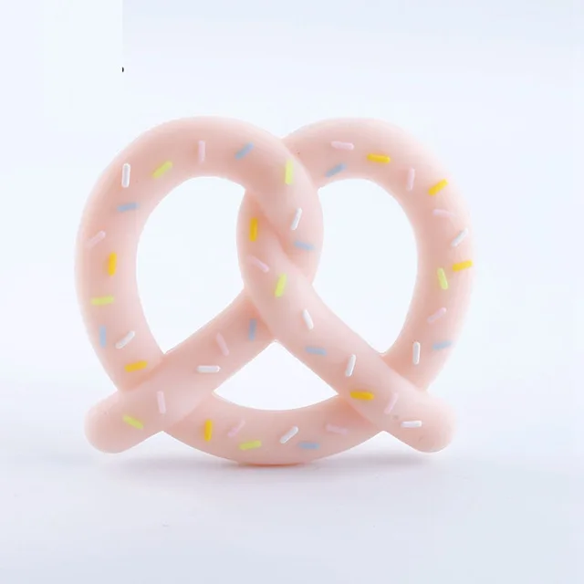 Pink Bread Stick 1 шт., прорезыватели из пищевого силикона, олень, силиконовый грызун для Соска-подвеска, миниатюрный стержень, сделай сам, Прорезыватель зубов, ожерелье, детские товары, игрушки - Цвет: Pink Bread Stick