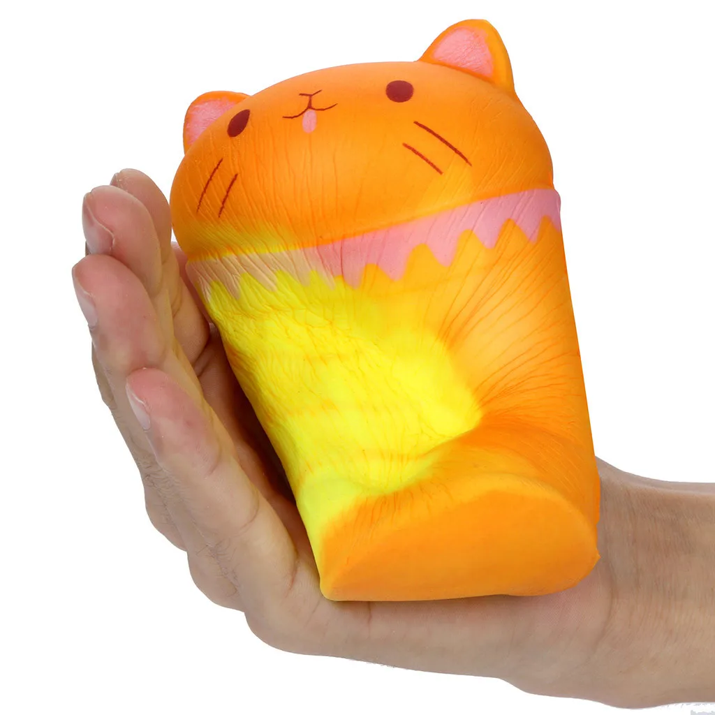 Рождественская игрушка для снятия стресса сжимаемые игрушки меняющие цвет чашка