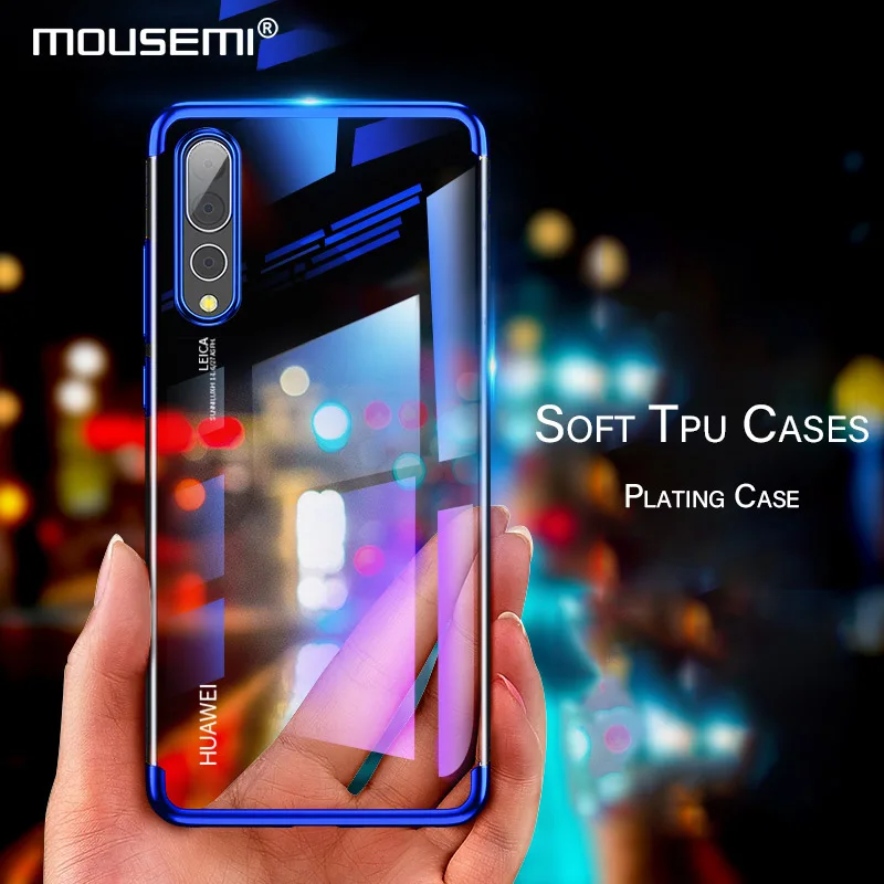 CAPAME чехол для huawei P20 Pro P10 P20Lite Мягкий силиконовый прозрачный телефона из ТПУ с