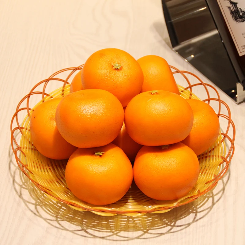 Поддельная модель шкафа с 7 искусственными фруктами апельсином лимоном реквизит