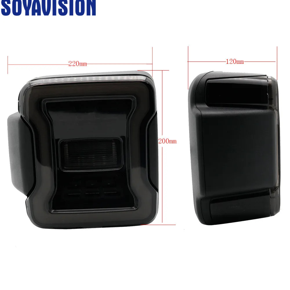Светодиодные задние стоп сборки w/поворота и сзади для Wrangler JL Unlimited Rubicon Sport Utility 4