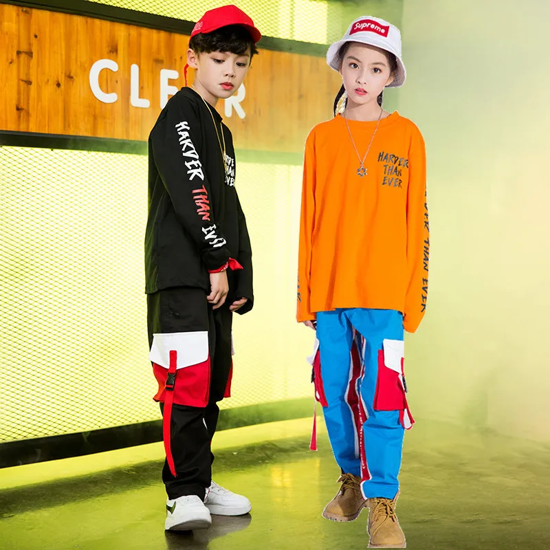 Детская футболка с длинными рукавами для джазовых бальных танцев одежда девочек