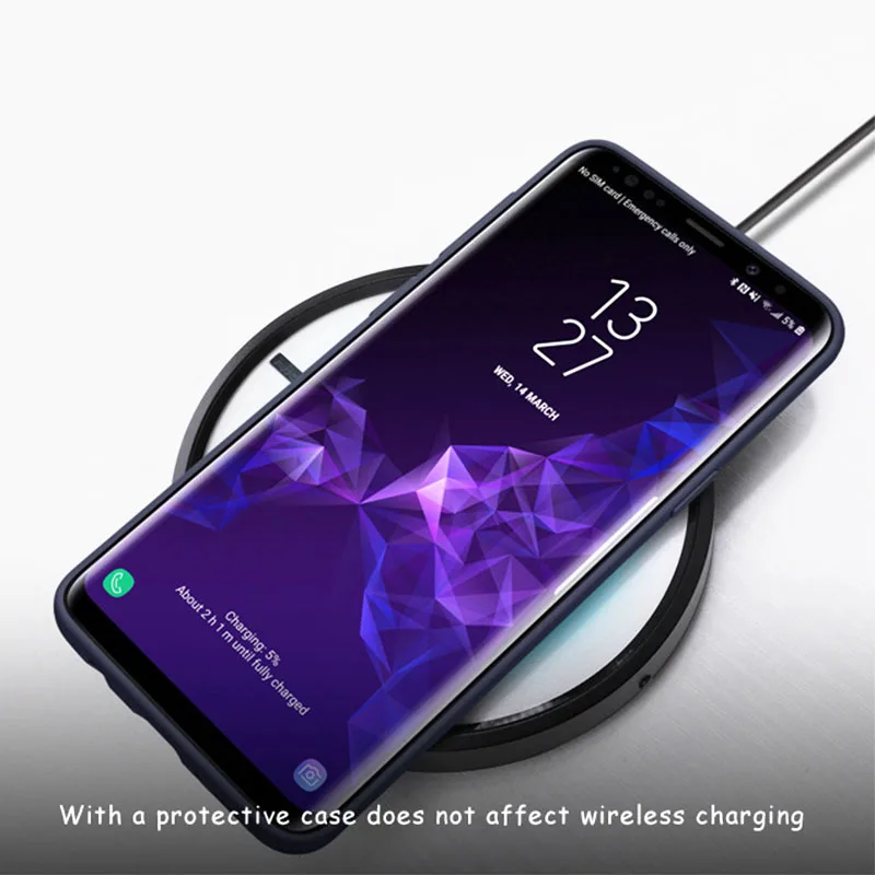 Чехол для samsung Galaxy S9 S9 Plus G960 G965, мягкий силиконовый чехол, защита 360, противоударный чехол для телефона, без розничной упаковки