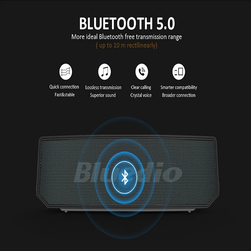 Bluedio BS 6 Портативный беспроводной Bluetooth динамик с поддержкой голосового