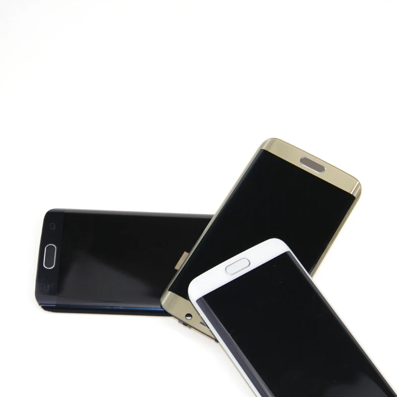 1 шт. ЖК-дисплей для SAMSUNG Galaxy s6 edge G925 G925F G925I ЖК-дигитайзер в сборе с рамкой