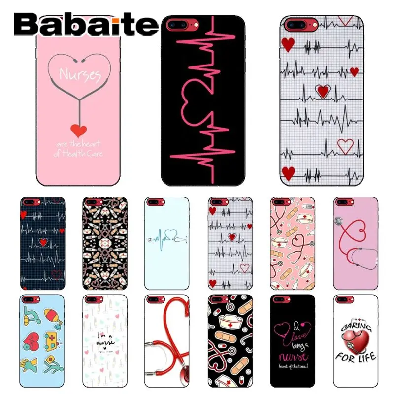 Babaite медицинский чехол для iPhone 8 7 6 6S Plus 5 5S SE XR X XS MAX | Мобильные телефоны и