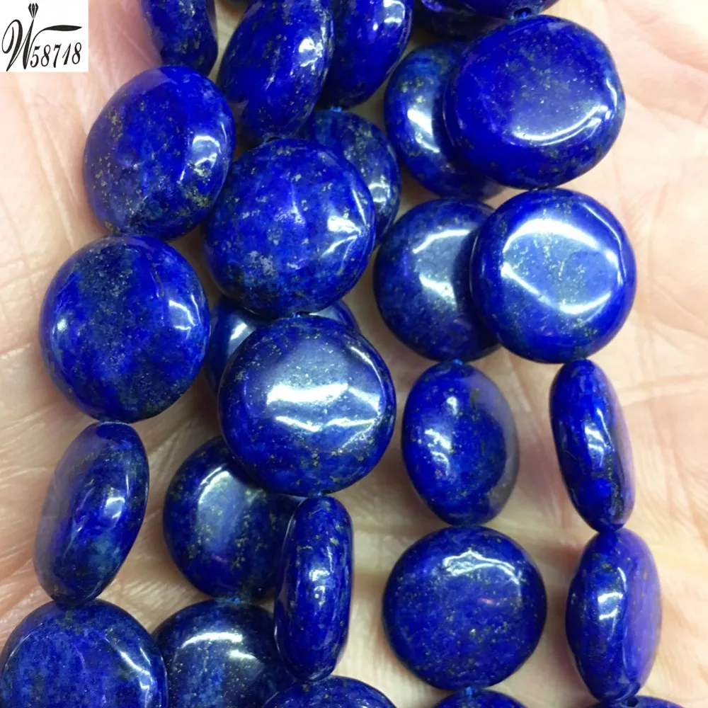 Круглые Бусины Из Натурального лазурита 10 мм 12 14 16 18 20 L 15 дюймов G8562|loose beads|beads free