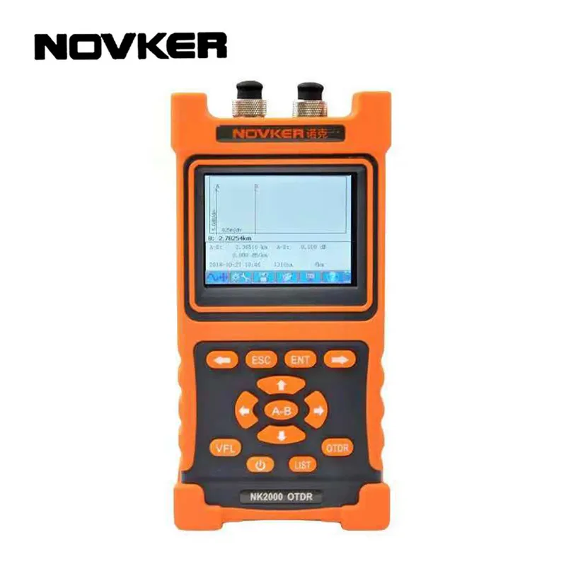 NOVKER NK2000 ручной OTDR 26/28 дБ 80 км 1310/1550нм Бесплатная доставка|Оптоволоконное