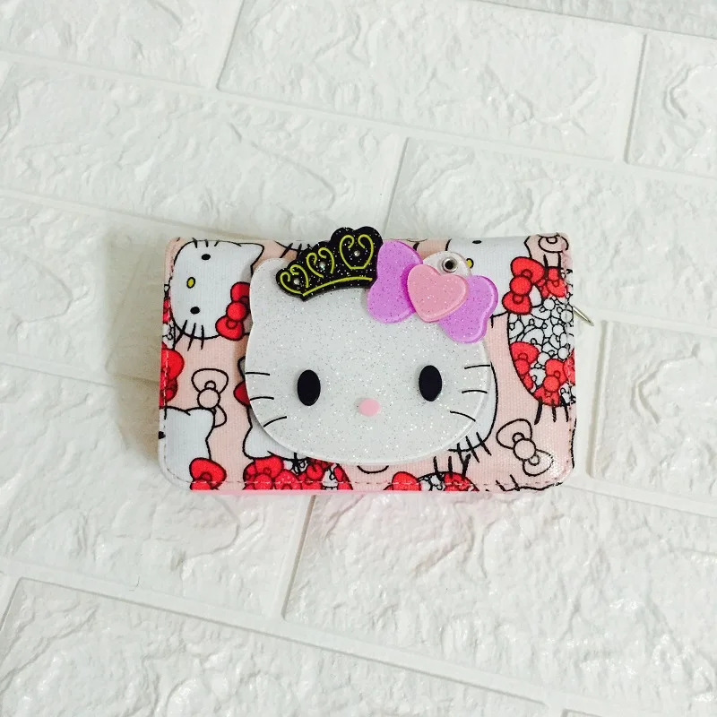 Плюшевая сумка HELLO KITTY из искусственной кожи kawaii на молнии Женский мультяшный