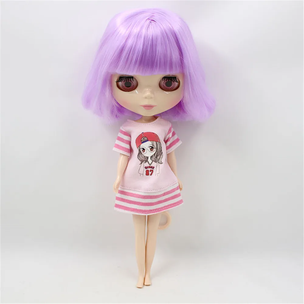 Одежда для куклы blyth милые футболки обычный стиль подходит 1/6 обычная кукла