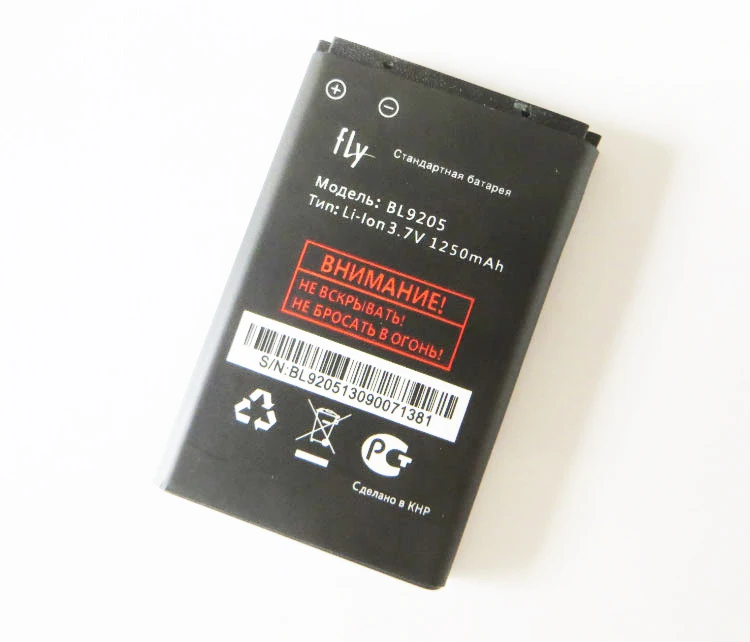 Официальный Новое 1250 мА/ч замена Батарея для FLY FF247 Ezzy Мода 3 BL9205 мобильный телефон