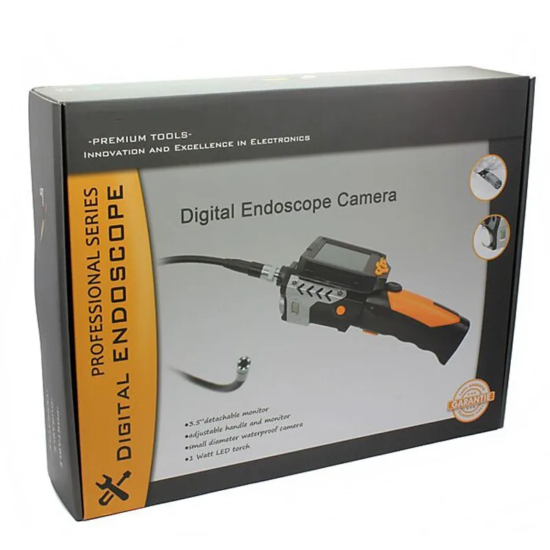Портативный цифровой эндоскоп для видеозаписи с полноцветным ЖК экраном 3 5 дюйма