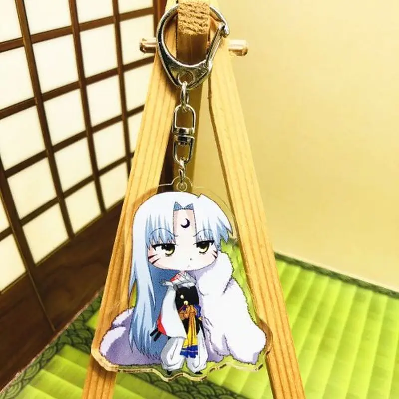 2 вида акриловых брелоков аниме модель мультфильм Inuyasha Sesshoumaru прозрачный