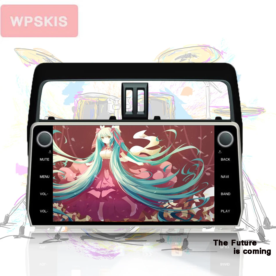 Octa Core Android 9 1 Автомобильный видео dvd плеер аудио a/v с 3/4g wifi gps монитор для Toyota Prado 2018