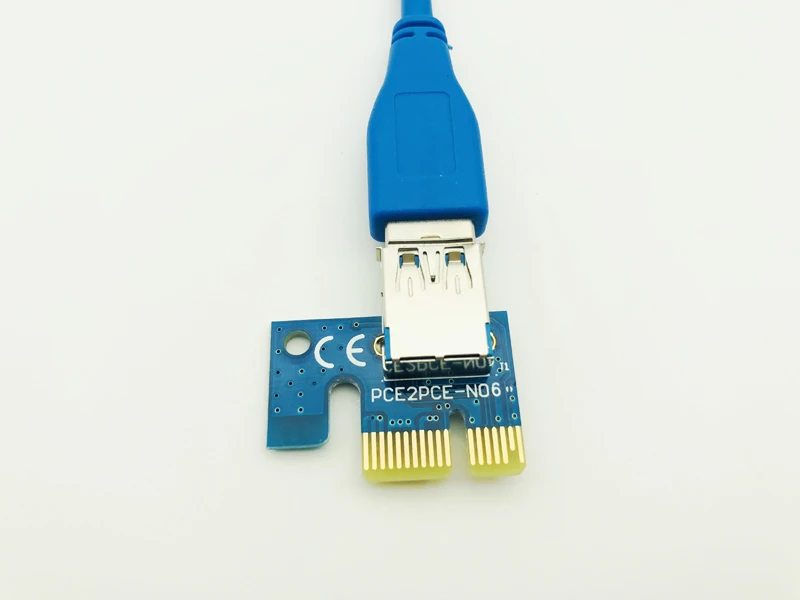 Высокоскоростной USB порт фреза PCI Express 1x Райзер-адаптер для майнинга | Компьютеры и