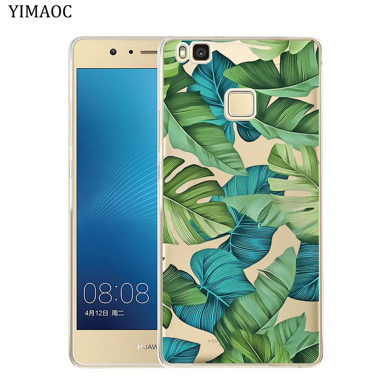 Мягкий силиконовый чехол для телефона YIMAOC с цветочным принтом и фруктовым