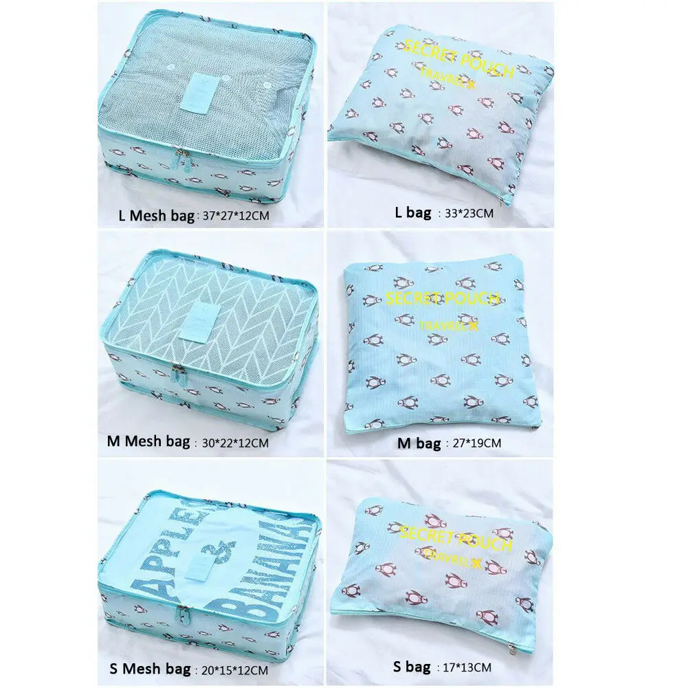 Сумка-Органайзер для одежды водонепроницаемая 6 шт. | Багаж и сумки