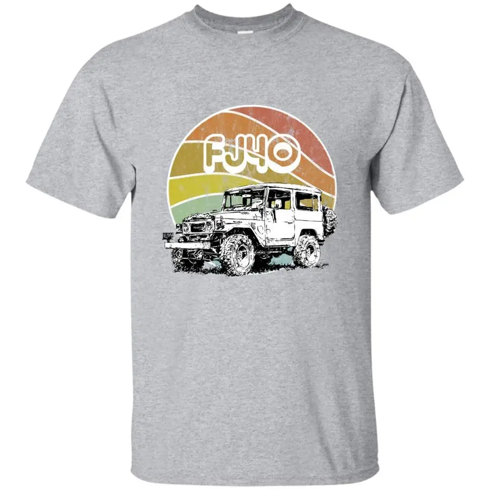 Мужская Ретро футболка Toyo Landcruiser Land Cruiser 70'S Style Fj40 винтажная классическая