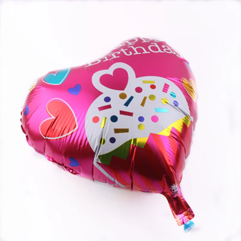 GOGO PAITY Shipping New Heart-shaped birthday party decoration film balloon balloons wholesale children's toys | Дом и сад