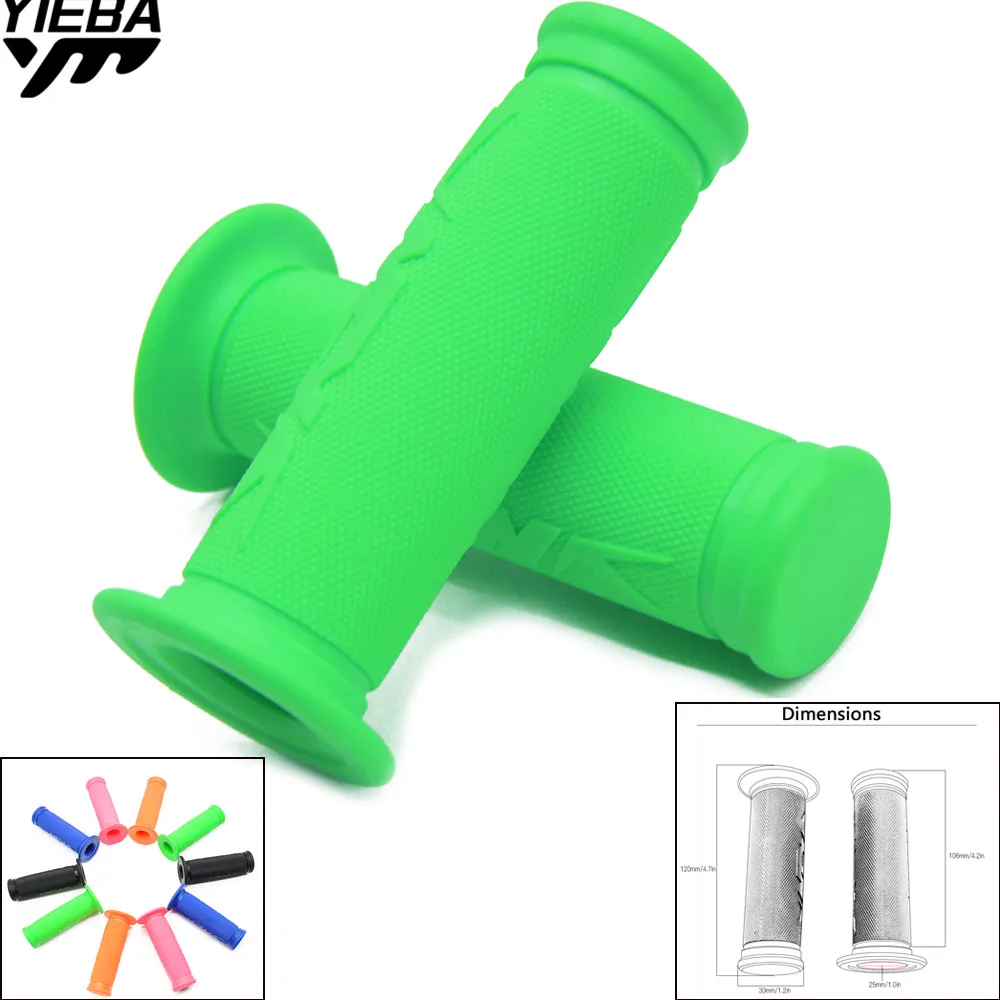 Бесплатная доставка 22 мм резиновая ручка рукоятка рукоятки для SUZUKI KTM KAWASAKI ZX 6R