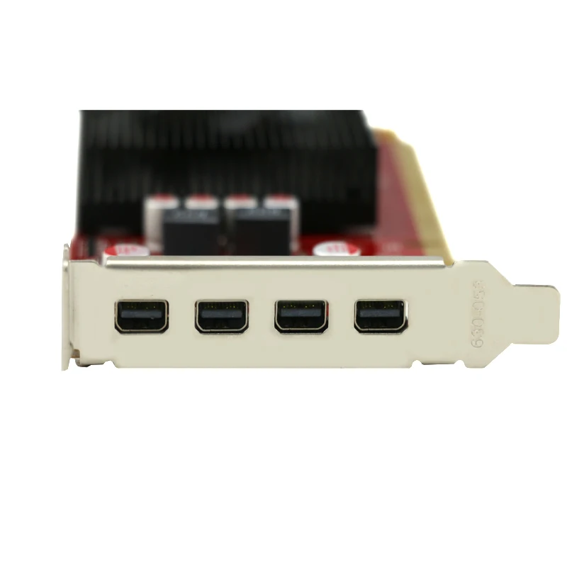 VEINEDA многоэкранная карта R7 350 2 ГБ GDDR5 128 бит PCI Express 0 4DP для низкопрофильного ПК
