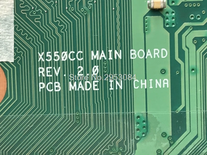 Материнская плата X550CC REV: 2,0 GT720M 4 Гб I3-2377U для ASUS X550CC R510CC материнская плата для ноутбука X550CC материнская плата X550CC материнская плата