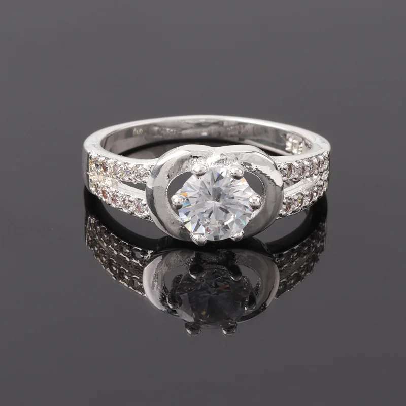 2018 Новая мода Серебряный палец кольцо для женщин модные женские кольца обручение