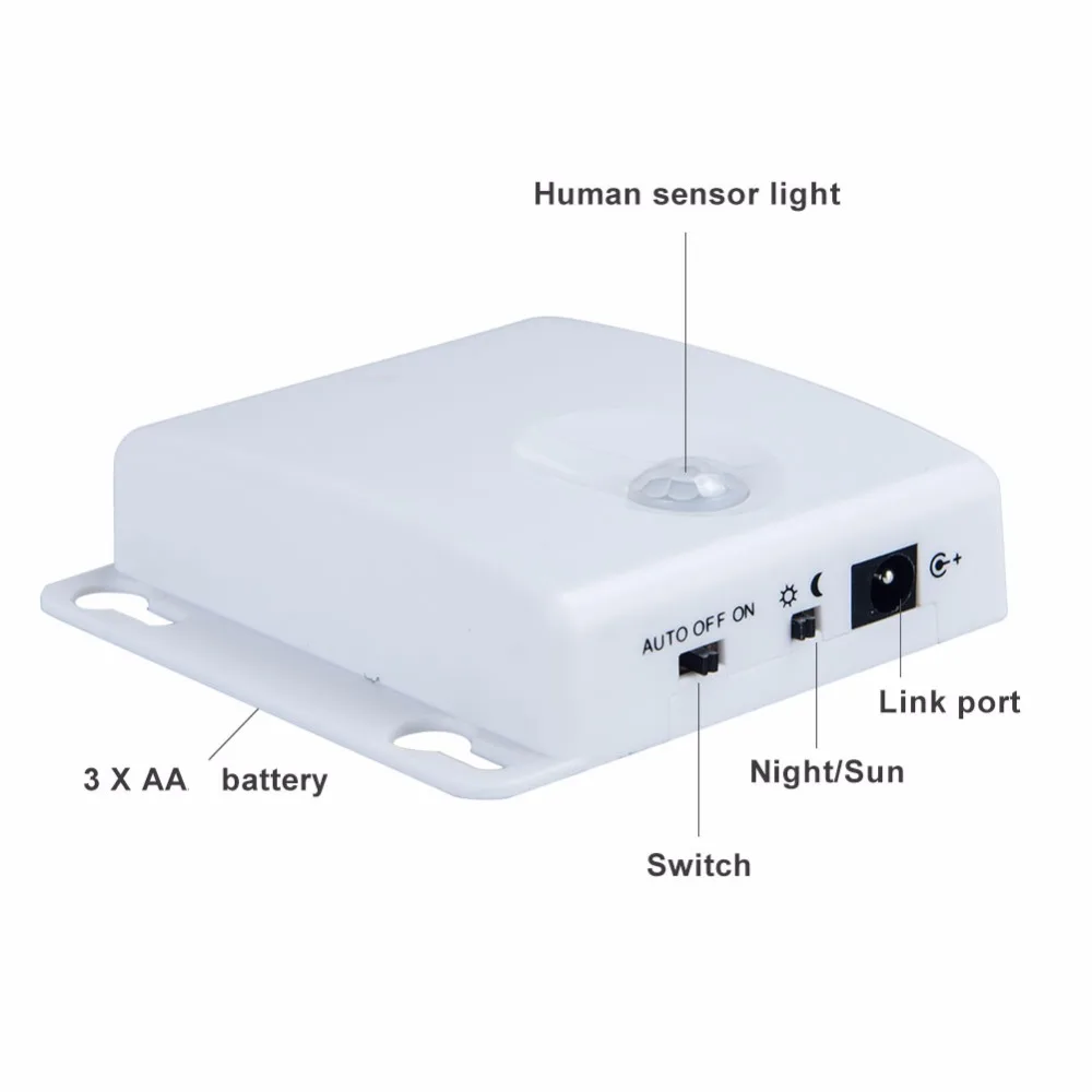 PIR сенсор Светодиодная лента беспроводные ночные огни светодиодное освещение