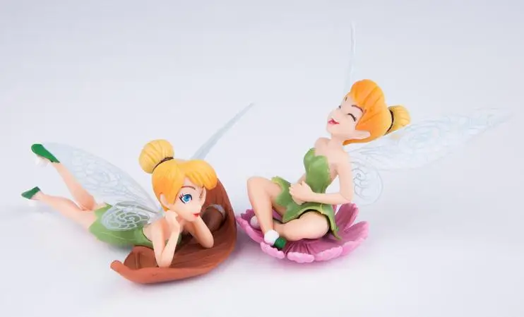 4 шт./компл. Tinkerbell сказочные экшн фигурки Tinker Bell Феи модели кукол игрушки|action figure|pvc