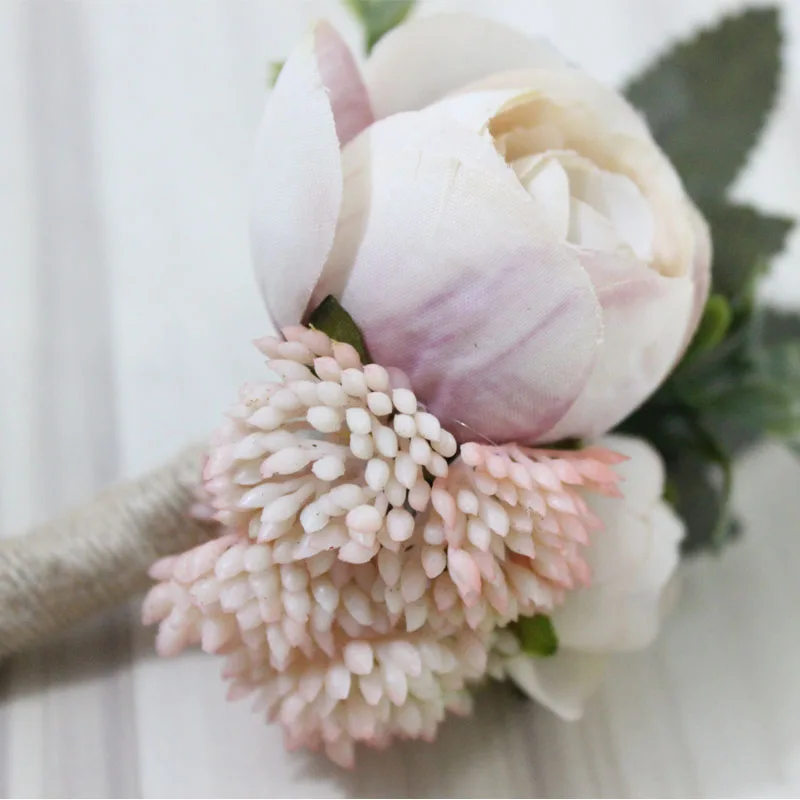 1 шт. бутоньерка для жениха шафера искусственные цветы мужчин аксессуары