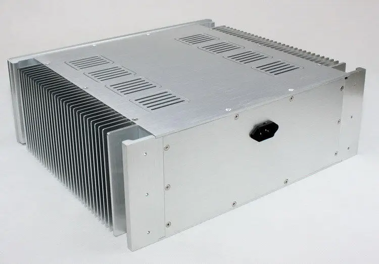 WA85 алюминиевый корпус корпуса чехол для усилителя звука 392x435x155mm|chassis enclosure|aluminium