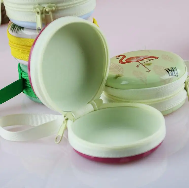 Корейская версия креативного мультяшного Фламинго жестяная сумка для гарнитуры