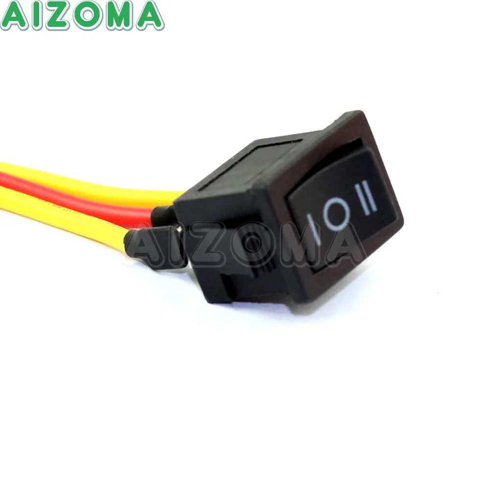 Мотоциклетный черный переключатель вкл/выкл универсальный пластиковый