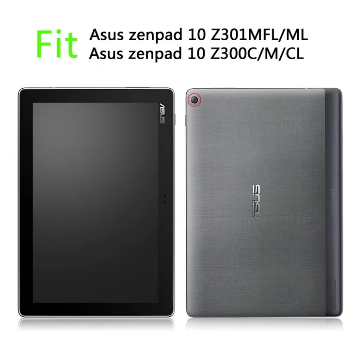 Умный чехол с магнитной подставкой из искусственной кожи личи для Asus Zenpad 10 ASUS Zenpad 10 Z301MFL Z301 Z301ML 10,1& cover+ styl