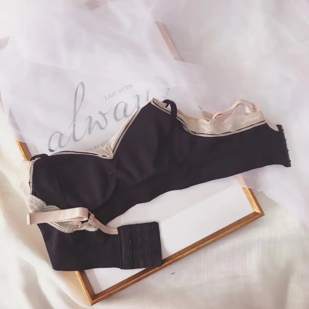 Бесшовный бюстгальтер для кормящих женщин мягкий грудного вскармливания