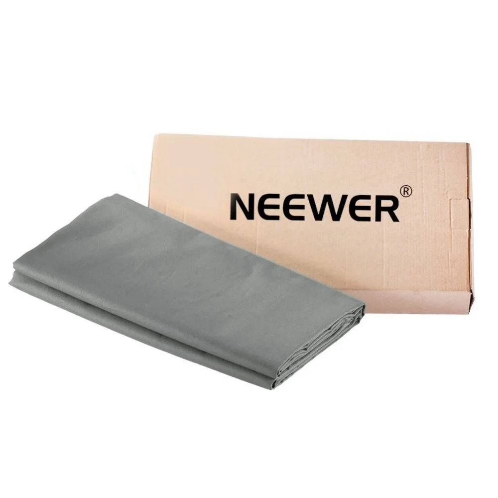 Neewer 3x6 м/10x20 футов 100% чистый Муслин складной серый фон для фотостудии|background grey|backdrop