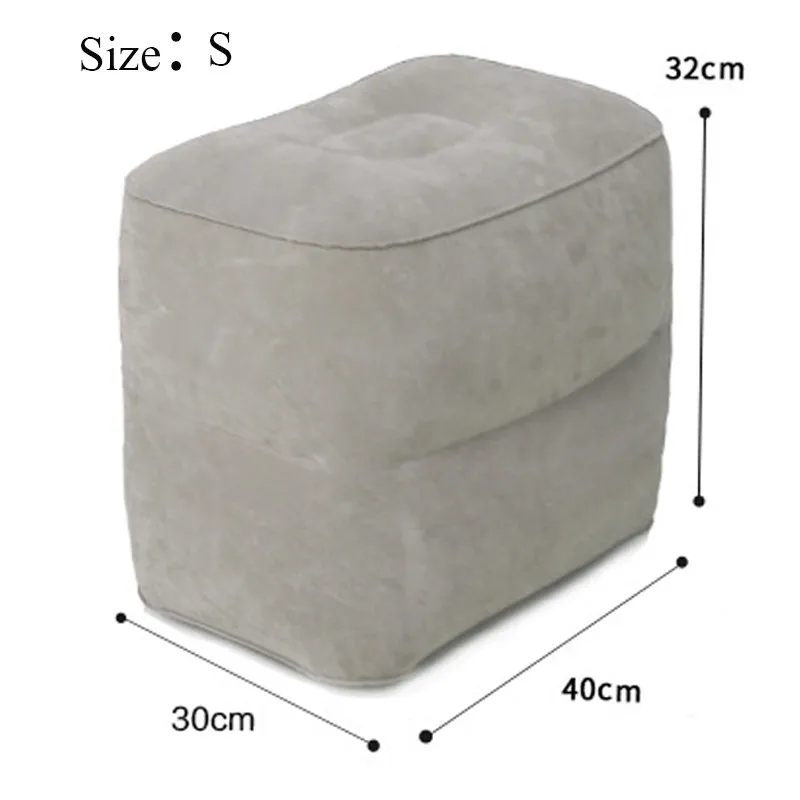 Two Layers Footrest XC Ushio самых разнообразных и инновационный надувные путешествия самолет Поезд Автомобиль для ног Подушки/Подушки для шеи для сна легко - Цвет: Two Layers Footrest
