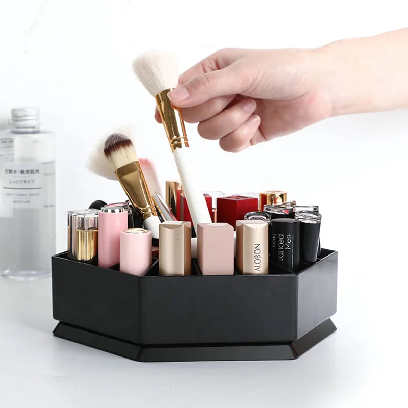 Органайзер для макияжа коробка хранения косметики губной помады ювелирных