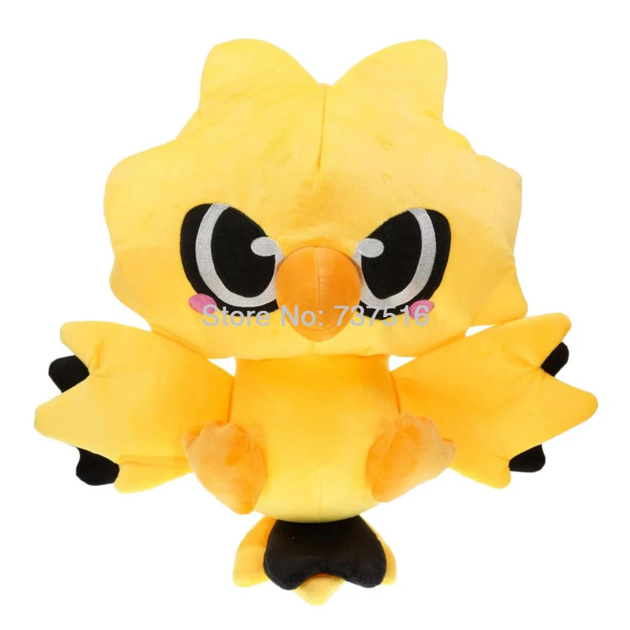 Новинка аниме чучело животные artiuno молния Пламенный молот птица плюшевая кукла