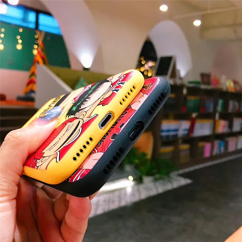 Japanese Cartoon Slamdunk Uniform Number Black Embossment Soft TPU Case For iPhone XS XR MAX 6 6S 7 8 Plus X |