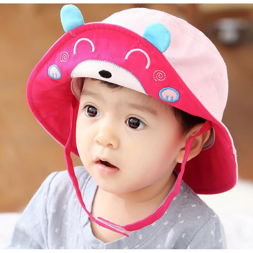 New Arrival Baby Sun Hat Cap Child Photography Prop Spring Summer Outdoor Wide Brim Kids Girl Boy Beach Bucket | Детская одежда и