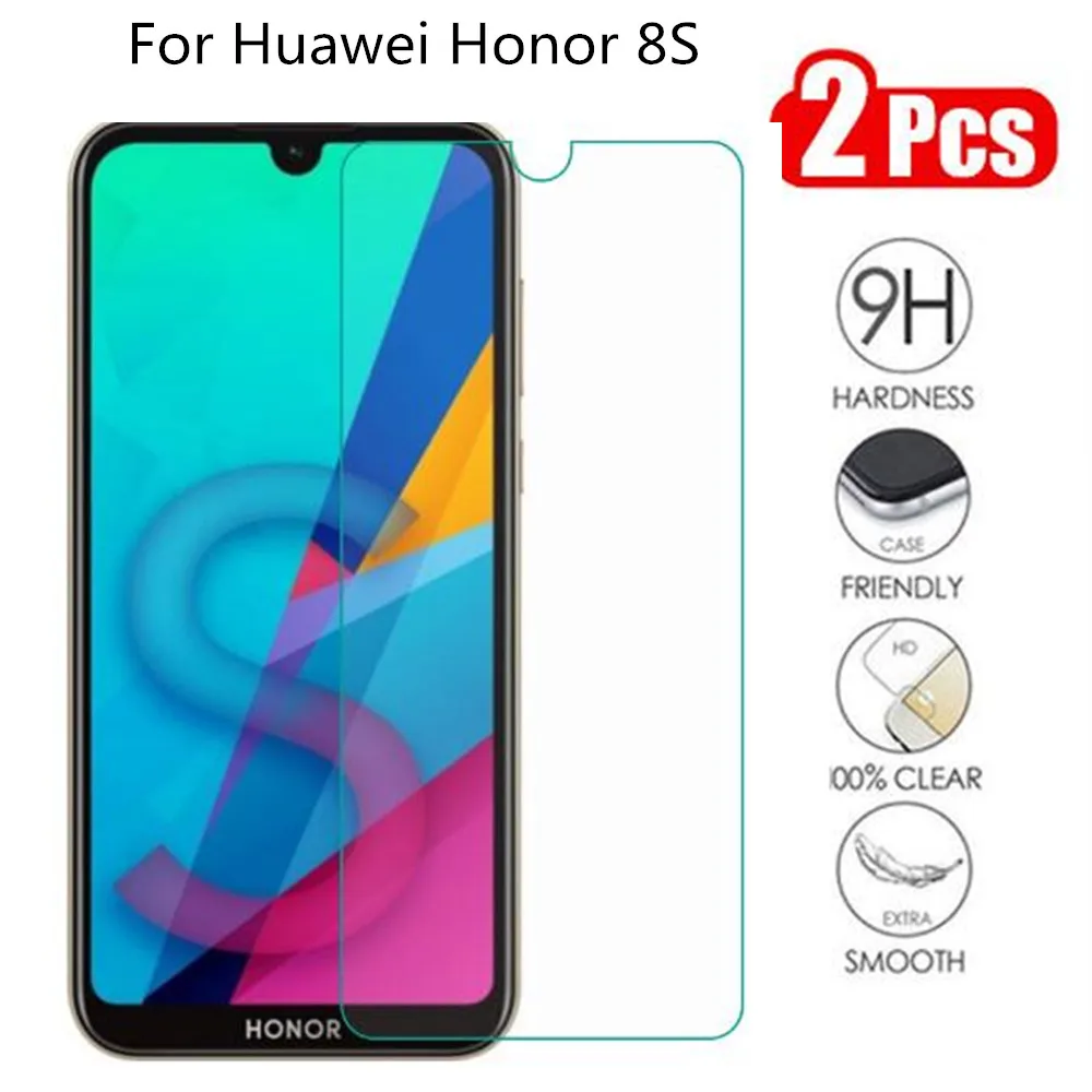 Закаленное стекло для Huawei Honor 8S 2 шт. защитная пленка экрана 5 71 дюйма 9H 2.5D Защитная